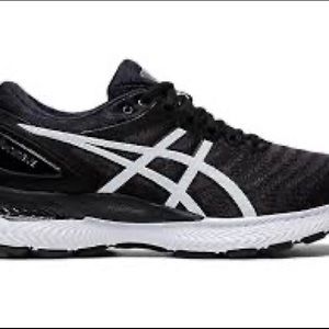 ASICS Women’s Gel Nimbus 22 Black and White Sneakers